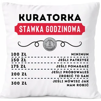 Obraz Dárek Polštář pro manažera s potiskem bílý PoliDraw