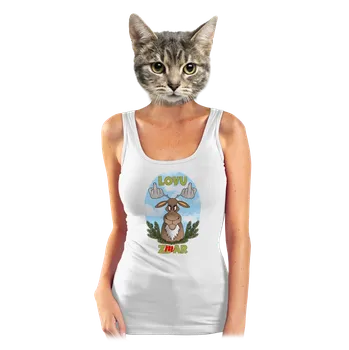 Bastard Lovu zmar dámské tílko klasické White