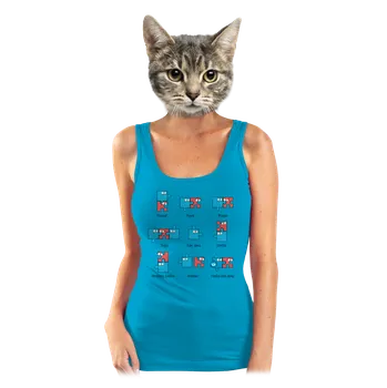 Bastard Puzzlesútra dámské tílko klasické Blue Atol