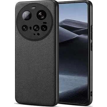 Pouzdro na mobilní telefon Lenuo TPU leather kryt pro Xiaomi 15 Ultra 5G černá BOX