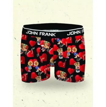 Pánské spodní prádlo JFBD03 - pánské boxerky John Frank Valentýn, XL, mix vzor