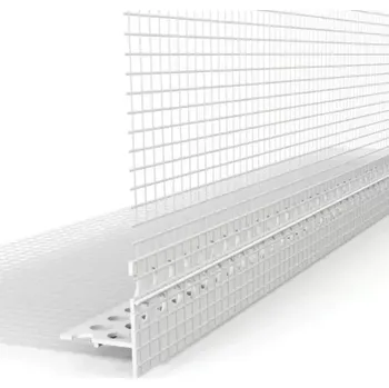 Stavební profil Lišta LT nadokenní profil s okapničkou nepřiznanou PVC 2,0 m