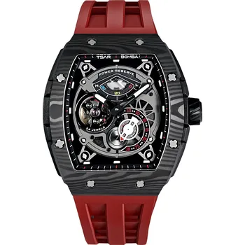 Hodinky Tsar Bomba TB8210CF-03 Elementar Carbon Fiber Automatic 52mm 5ATM