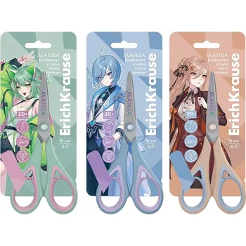 Nůžky na plech Nůžky ErichKrause Endeavor Manga - 16 cm, mix motivů