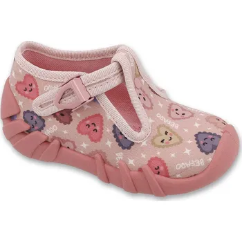 Dívčí bačkory Dívčí bačkůrky BEFADO SPEEDY 110P517 - srdíčka Velikost: 22