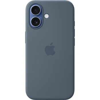 Pouzdro na mobilní telefon Originální kryt pro APPLE iPhone 17 - MagSafe - silikonový - ocelově modrý