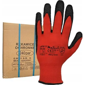 Pracovní rukavice Rukavice ART.MAS RWNYL B+R KAT.2 velikost 11 - XXL 240 párů