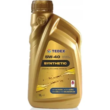 Motorový olej Olej Tedex Synthetic SM/CF A3/B4 5W40 1L