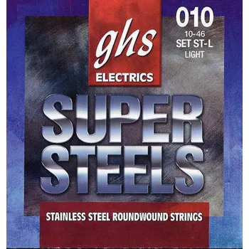 Struna pro hudební nástroj GHS Super Steels 10-46 Struny pro elektrickou kytaru