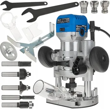 Frézka HORNÍ FRÉZKA 710W S REGULACÍ OTÁČEK A ZÁKLADNOU GEKO