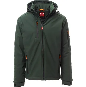 pracovní bunda Bunda zimní PayPer CREEK PAD softshellová tmavě zelená XL