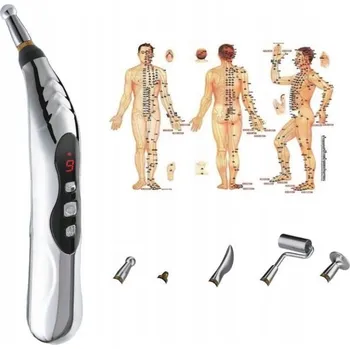 Masážní přístroj MASÁŽNÍ PŘÍSTROJ PROPISKA PRO AKUPUNKTURU PROTI BOLESTI ELEKTRONICKÉ JEHLY 5V1