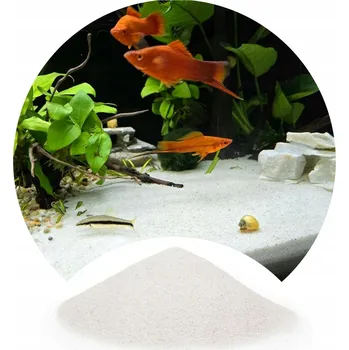 Křemičitý písek do akvária, přírodní, světlý, zrnitost 0,5-1mm, 24 kg