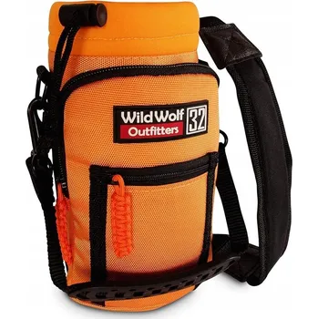 Láhev Wommty neoprenový obal na láhev 1L | s popruhem a držadlem