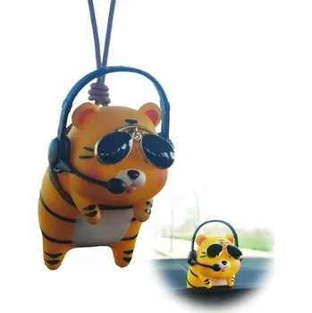 Přívěsek PŘÍVĚSEK OZDOBA DO AUTA NA ZRCÁTKO TYGR JAKO DÁREK