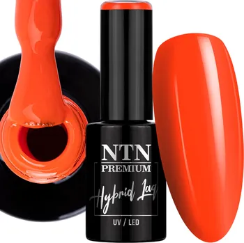 Lak na nehty Hybridní lak NTN 5g Limitovaná edice Hluboká oranžová Orange Č.338