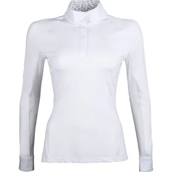 Dětské závodní tričko HKM Hunter white/taupe (152)