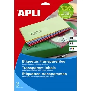 Samolepící etiketa Samolepicí etikety Apli AP10051 37x70 mm bílé 240 kusů