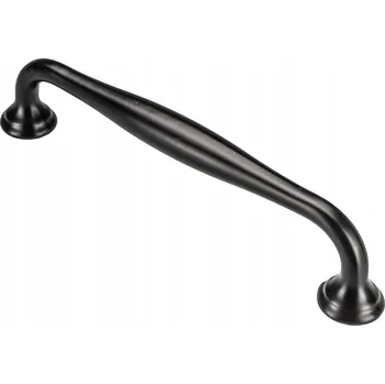 Nábytkové kování Nábytková úchytka HVYT černá kovová 179 mm 160 mm