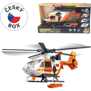 autíčko Dickie Záchranářský vrtulník 64 cm se světlem a zvukem