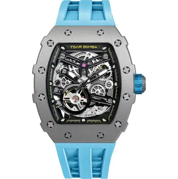 Hodinky Tsar Bomba TB8208T-03 Elementar Titanium Automatic 44mm 5ATM