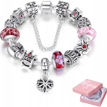 Náramek Módní náramek PA1865 20 cm stříbrný