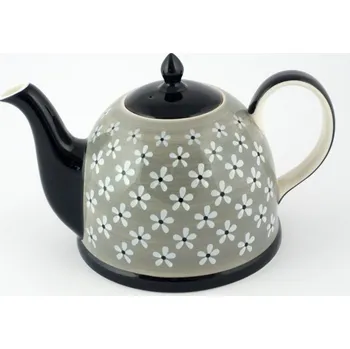 Konvice na čaj Konvička na čaj s květy 1,8 L (Čajová konvice porcelánová )