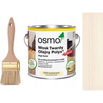 Olej na dřevo Tvrdý vosk Osmo 3240 bílý 0,75 l