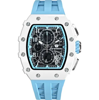 Hodinky Tsar Bomba TB8204B-02 Elementar Chronograph 44mm 5ATM