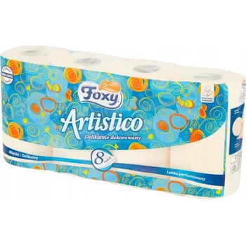Toaletní papíry Voňavý toaletní papír Foxy 8 ks