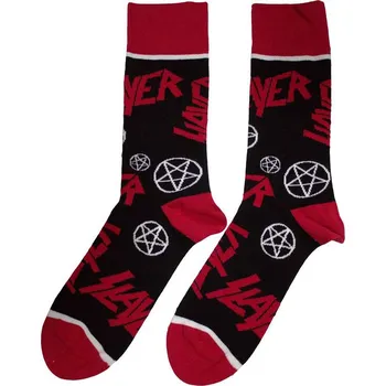 Pánské ponožky Ponožky Slayer - Logos and Pentegrams