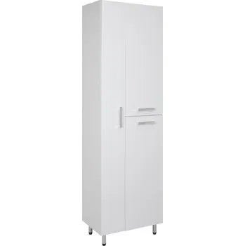 Komoda Stojící skříňka Astor bílý lesk, 3-dveřová, 55,3x180x35,2 cm