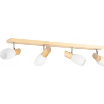 STROPNÍ SVÍTIDLO STROPNÍ SVÍTIDLO DŘEVĚNÝ SPOT LIŠTA BŘÍZA NASTAVITELNÁ E14