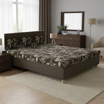 Postel Dvoulůžko SOFIE | 160x200 cm | rošt deska | VÝBĚR POTAHU A MATRACE | z ČR