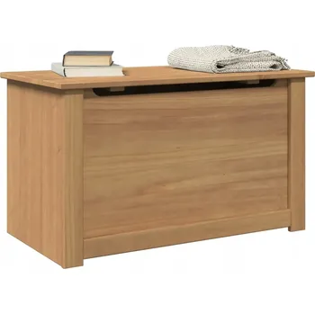 Truhla Truhla s víkem Panama, 79x42x46 cm, masivní borovicové dřevo