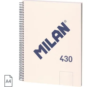 Sešit Hladký sešit A4 Milan, 80 listů