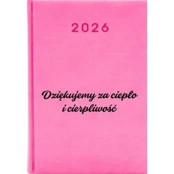 Kalendář Knižkový kalendář 2026 A5 FunnyCase růžový