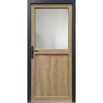 Vchodové dveře Vedlejší vchodové dveře Pro M02 bílá/Turner Oak 88x208 L