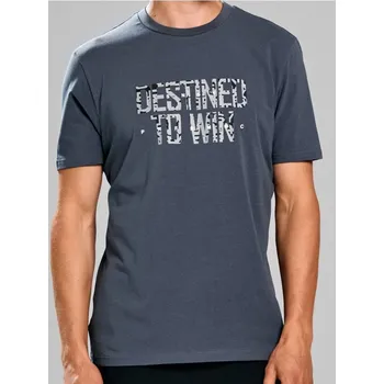 Sinsay - Bavlněné tričko s nápisem - šedá - 629EY-86X - 629EY-86X-2XL