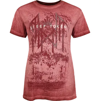 Dámské tričko Tričko z Sleep Token - Even In Arcadia - Ženy - červená