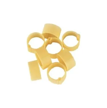 Značení hospodářského zvířete Zámkové kroužky na holuby a křepelky 8 mm žlutý 20 ks