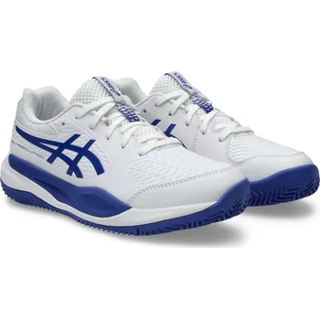 Chlapecké tenisky Dětské tenisové boty na antuku Asics GS GEL-RESOLUTION X CLAY K bílé 1044A080-100 - EUR 36 | UK 3 | US 4