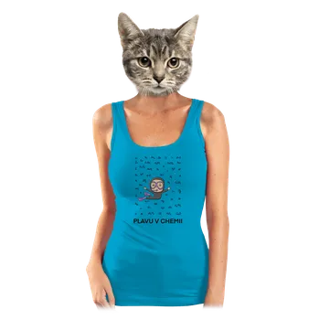 Bastard Plavu v chemii dámské tílko klasické Blue Atol