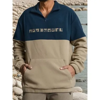 Pánská mikina Sinsay - Flísová mikina - jiné - 929EU-73X - 929EU-73X-3XL