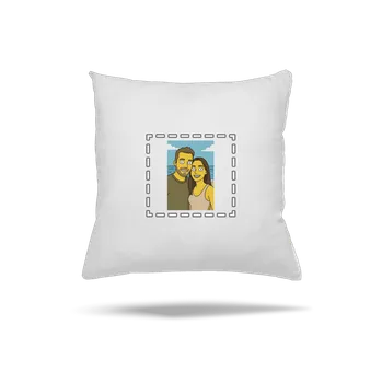 Polštář Bastard Simpsonovi z vlastní fotky polštář White