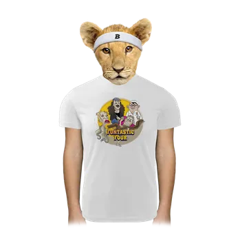 Chlapecké tričko Bastard Funtastic Four dětské sportovní tričko White
