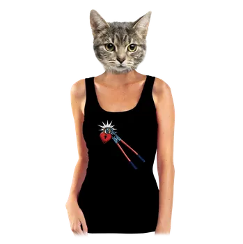 Bastard Kleště na zámek lásky dámské tílko klasické Black