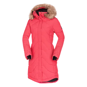 Dámská větrovka Northfinder Dámská zateplená prodloužená bunda RAELYNN, rudá,