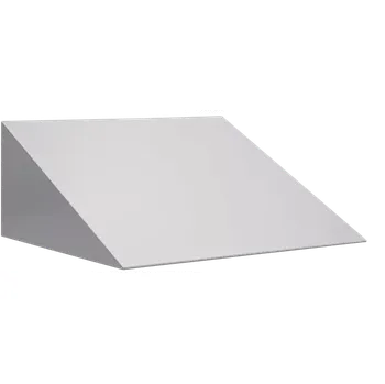 Šatní skříň ST - 600, šikmá stříška na šatník š. 600 mm, šedá