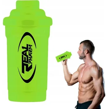 Šejkr Real Pharm 600 ml, zelený